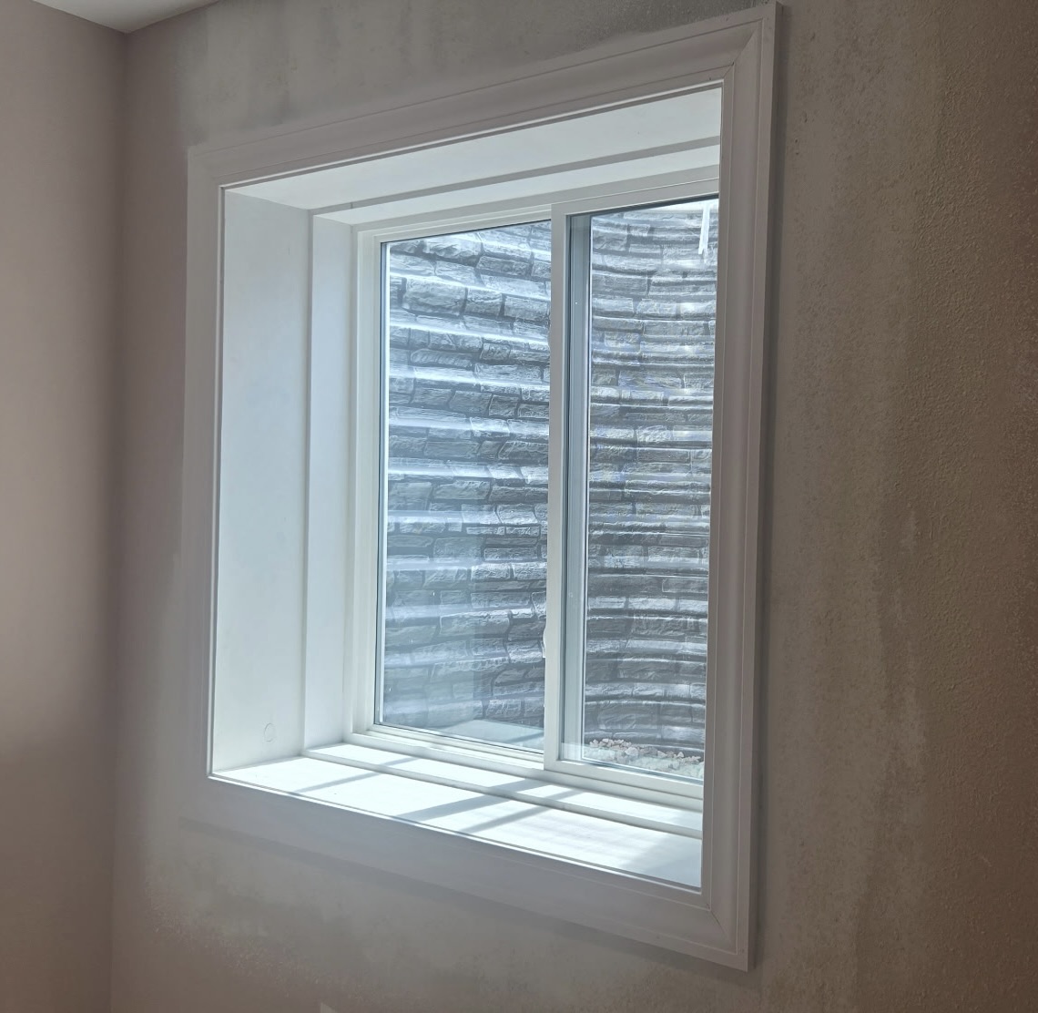 Egress window install in Belleville, IL