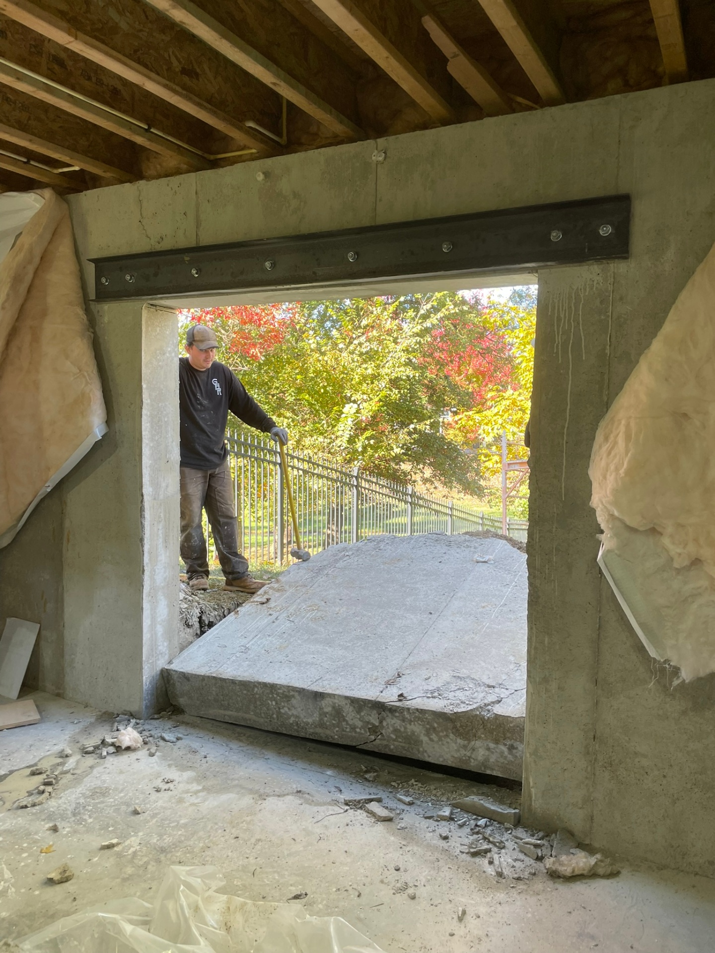Egress window install in O'Fallon, IL