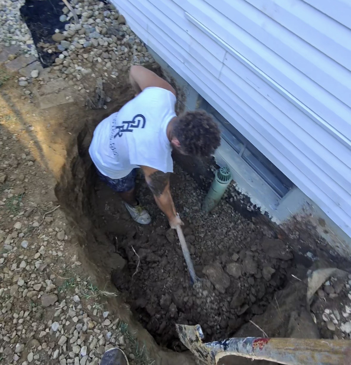 Egress window install in Godfrey, IL